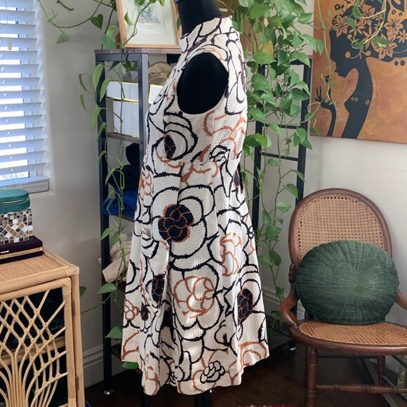 Vintage 60s/70s Union Made Jane Justin for Don Sophisticates Floral Dress - Picture 2 of 12